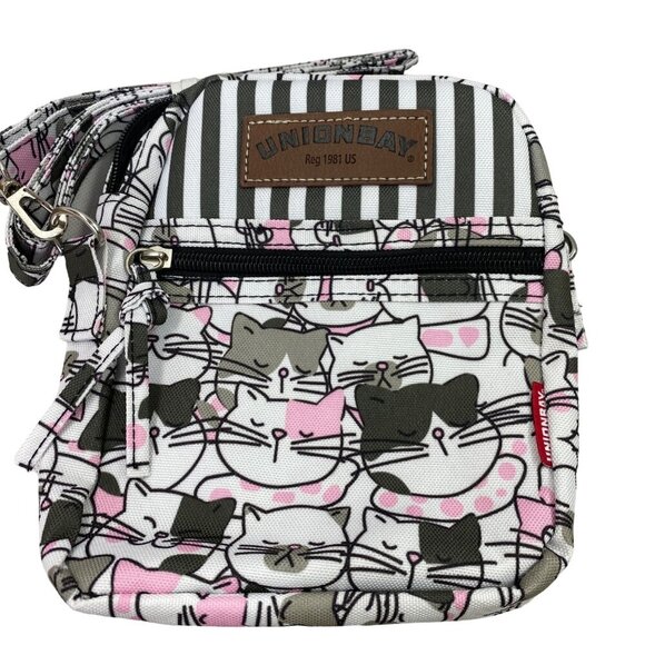 UNION BAY KITTY CAT PRINT SMALL CROSSBODY BAG NWT - Picture 1 of 3